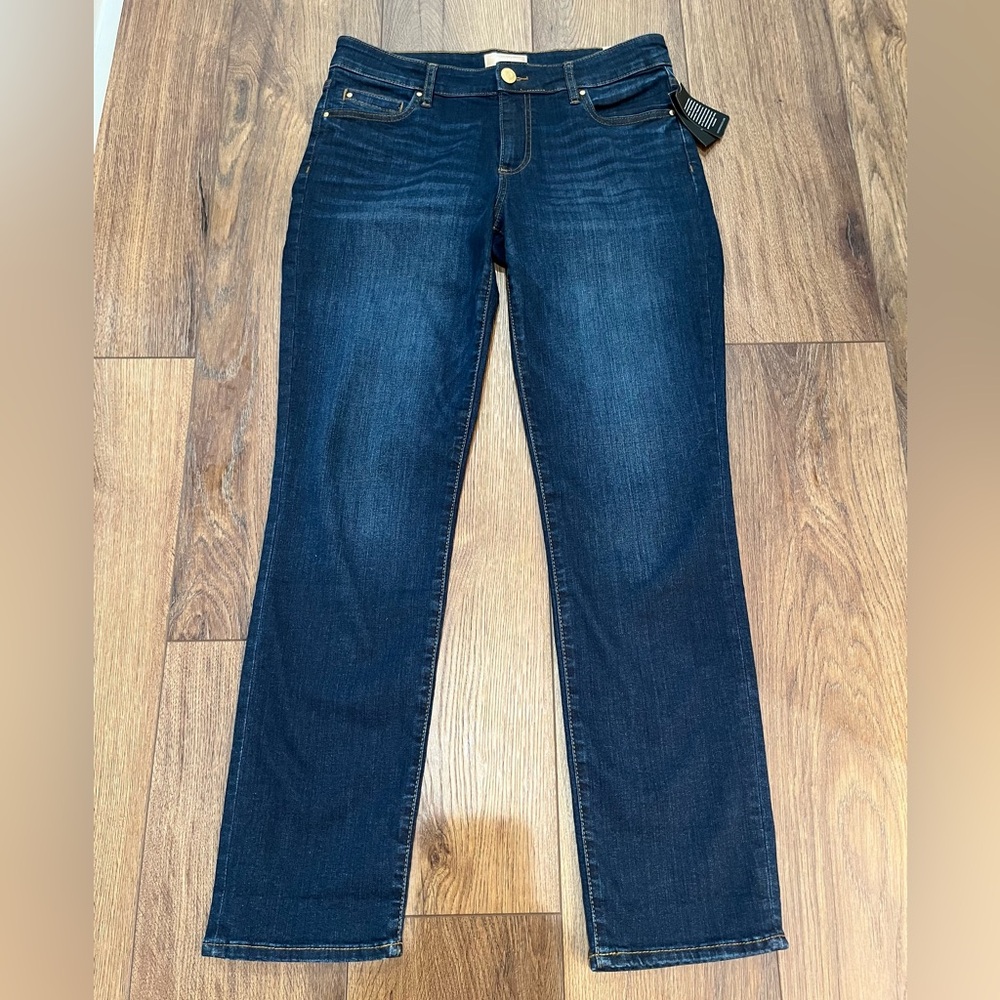 NWT! Kut From The Kloth Catherine Boyfriend Dark Wash Jeans Midrise Women’s Sz 8